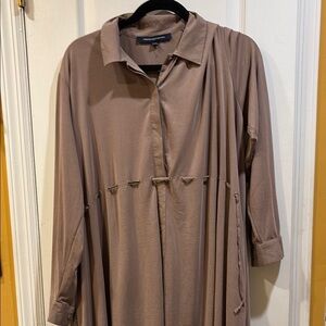 FRENCH CONNECTION MOCHA BROWN DRESS HI-LO HEM MODAL/ELASTANE SIZE 8
UNIQUE